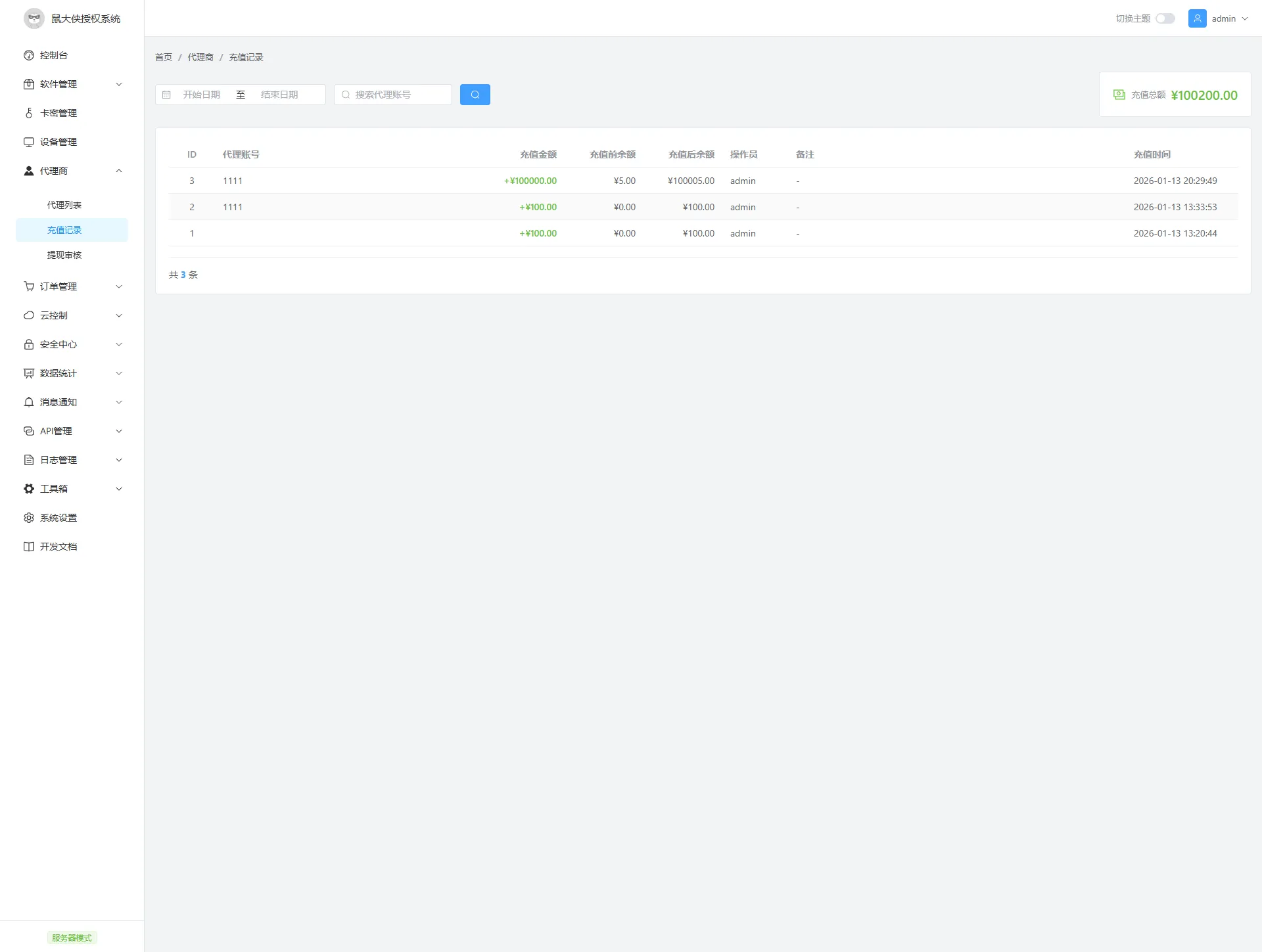 鼠大侠授权系统 V2.0
