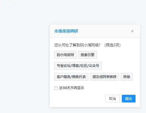 子比主题 – 右下角用户来源调研插件轩玮博客-探索建站技术，分享专业见解IT博客轩玮博客