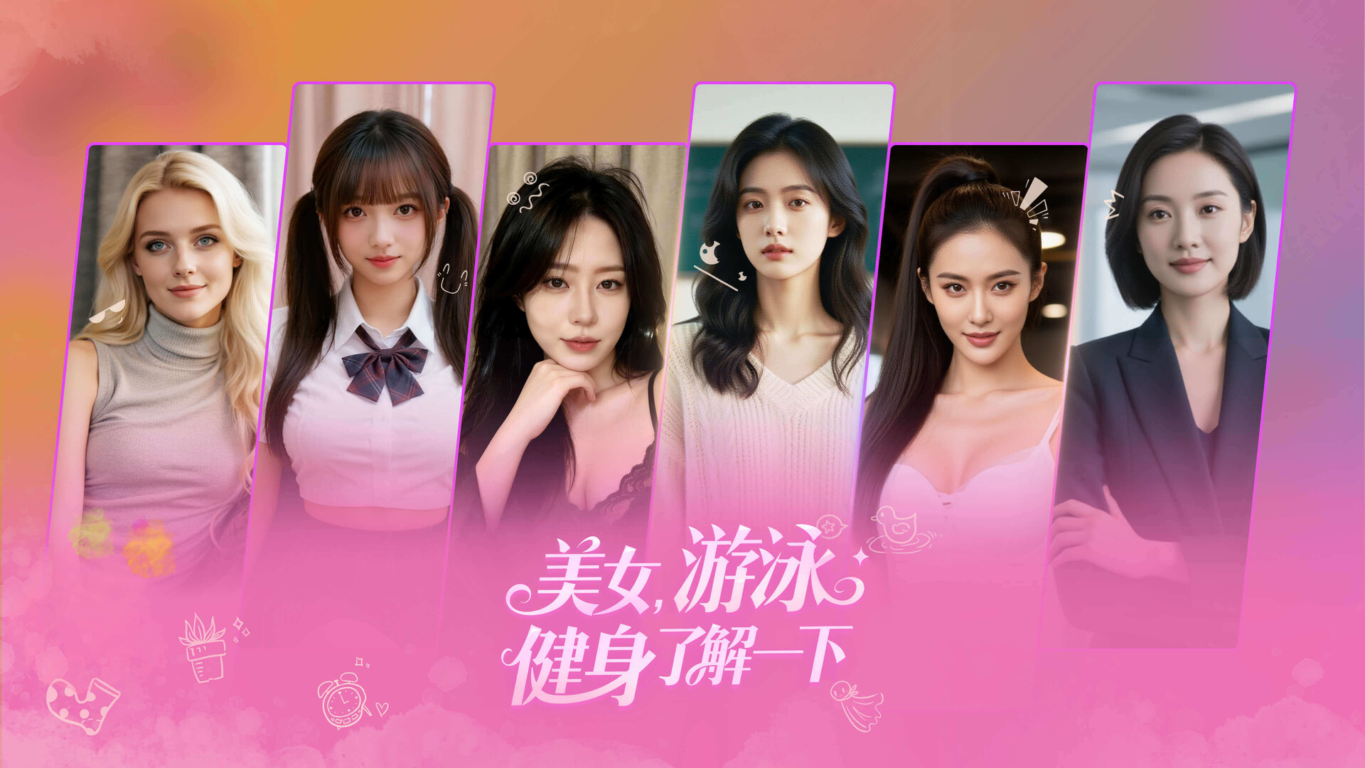美女，游泳健身了解一下/恋爱互动影像游戏轩玮博客-探索建站技术，分享专业见解IT博客轩玮博客